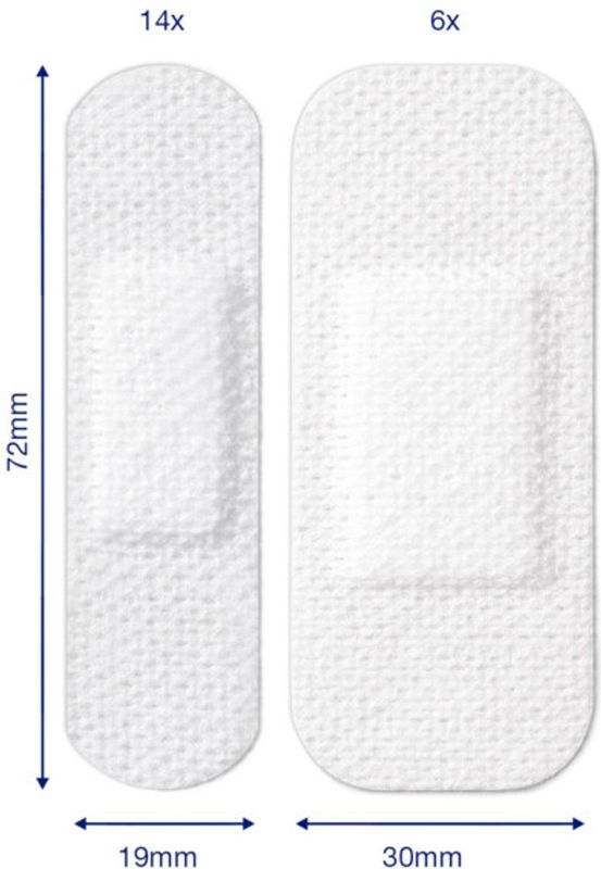 Hansaplast Sensitive Strips - 6 x 20 stuks - Voordeelverpakking