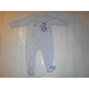 pyjama noukie's 9 maand 74 bleek blauw draak , katoen