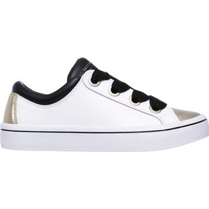 Skechers Hi-Lite White Gold Sneakers Dames - White Black Gold