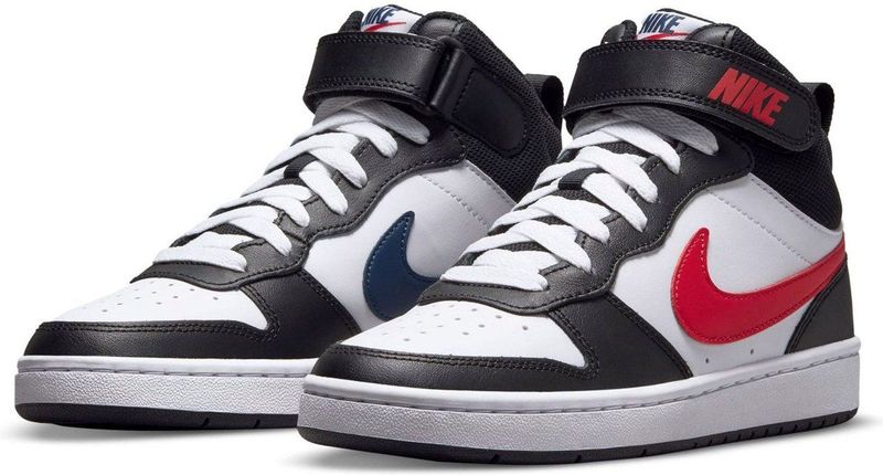 Nike - Court Borough Mid 2 BG - Sneakers - Leer - Jongens