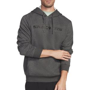 Skechers Apparel Heritage Pullover Hoodie Herensweatshirt met capuchon MHD12 917 Grijs