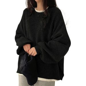 Bovista Sweater Dames - Sweaters - Hoodie - Warme Trui - Vest - Legergroen - S