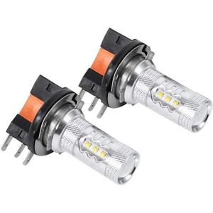 H15 lampen 80W wit licht 2 stuks - Auto Headlight LED