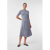 comma - Midi-rok - Satijn - Elastische Tailleband