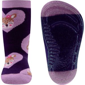 EWERS - Antislip Sokken - Brombeere - Hertjes en Hartjes Print