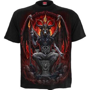 Spiral Baphomet Heren T-shirt - zwart - 4XL