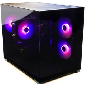 AMD Ryzen 7 8700 AM5 High-End Game PC - Aquariumcase met aRGb Towercooler (+25% CPU Performance) - GeForce RTX 5060 8GB - 32GB DDR5 RAM - 1TB SSD - Windows 11 PRO - Gamdias Aura GC10M