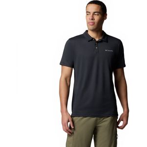Columbia - Tech Trail - Poloshirt - Zwart - Korte Mouw