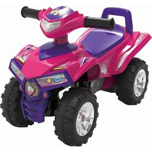 Eco Toys Quad Loopauto - Roze - Met licht, geluid en muziek