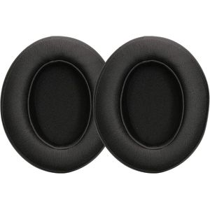 Oorkussens Compatibel met Hoofdtelefoon - Kunstleer en Zacht Schuim - 2x Earpads in Zwart