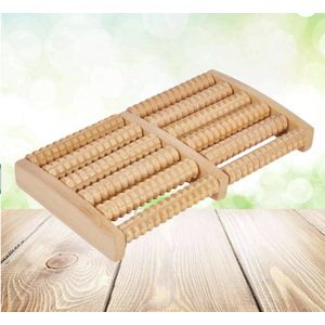 Houten Voetmassage Roller - Inclusief GRATIS massageolie - Massage Apparaat - Voetroller - Massage - Houten Massageroller - Bloedsomloop Verbetering - Voor Pijnlijke Voeten - Voet Reflexologie - Ontspanning