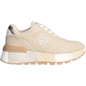 Liu Jo Amazing 27 Dames Sneakers Laag - Sand/Light Gold - Maat 35