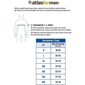 ATLAS FOR MEN - Geruite zomerpyjama Blue Lake - Heren - Verkrijgbaar in grote maten - L