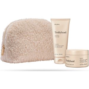 Pupa Milano - Teddyland giftset - Showergel & Body scrub - Oat Milk & Vanilla - 350ml
