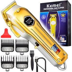 Topmodel Professionele Draadloze Tondeuse - Extra zware accu van 2500 mah - Haren Scheren - Kapper Tondeuse - Kapper Kwaliteit - Baard Trimmer - Haar Trimmer - Beard and Hair Trimmer
