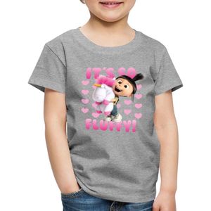 Minions Agnes It's So Fluffy Pink Met Eenhoorn Premium T Shirt Kinderen