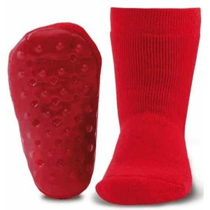 Ewers anti-slip sokken Stoppi uni rood Maat: 25-26