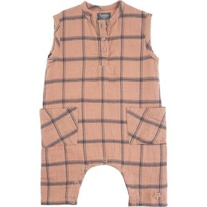 Tocoto vintage CHECKERED ROMPER maat 18 maand