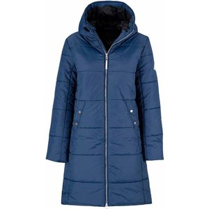 BJ�ØRNSON Fia Winterjas Parka Dames Jas Lang - Winddicht - Maat 46 - Donkerblauw