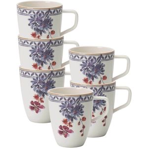 Becher mit Henkel Artesano Provençal Lavendel 290 ml Set van 6