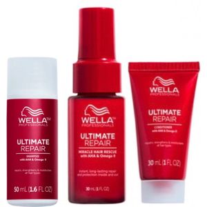 Wella Ultimate Repair Kit - Try-Out Set - Shampoo 50ml + Conditioner 30ml + Miracle Hair rescue 30ml