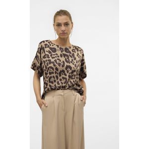 VERO MODA - VMMERLE 2/4 O-NECK TOP AOP WVN GA - Dames - Blouses