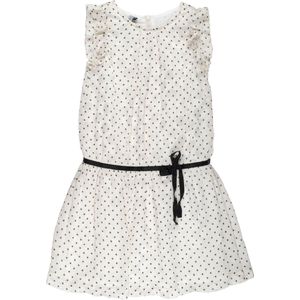 Rumbl Royal - Jurk - Dots - Beige/Zwart - Maat 92