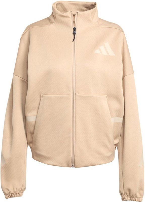 adidas - Trainingsjack - Zwart - Polyester/Gerecycled Katoen