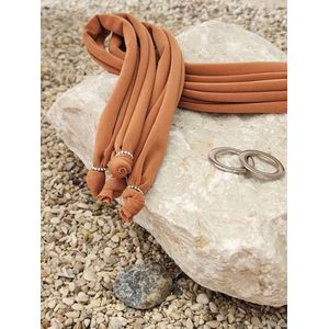 Birdini Veter - Kort - Light Terracotta - geschikt voor Birdini Slipper met verwisselbare veters