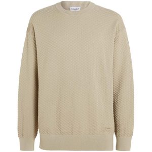 Calvin Klein Texture Trui Met Crew-Hals Trui - Fashion Wear - Volwassen