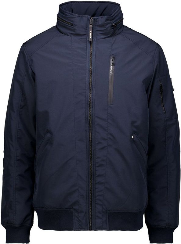 GARCIA - Gewatteerde Harrington Jas - Blauw - Regular Fit