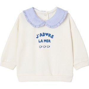 Vertbaudet Baby trui met Claudine kraag