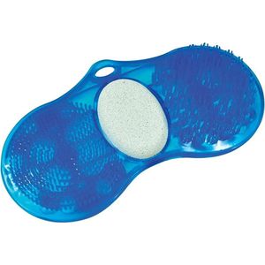 Voetmassager reiniger, siliconen voetreinigingsborstel massagepad, douchemassager met puimsteen, scrubsteen badhulpmiddel