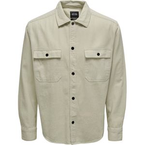 ONLY & SONS ONSTEAM RLX FABRIC MIX LS SHIRT NOOS Heren Overhemd - Maat M