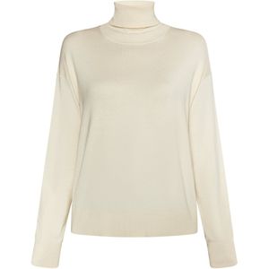 usha - Strickpullover - Zwart - Basic Rollkragenpullover