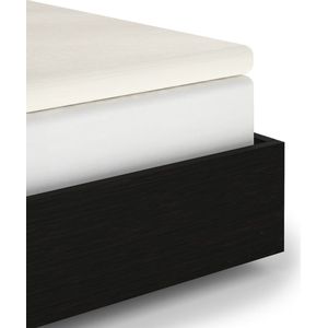 Heckettlane Elementi Hoeslaken - Tweepersoons - Katoensatijn - 140x200cm - Off-White