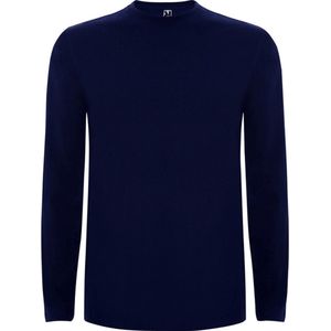 2 Pack Donker Blauw Effen t-shirt lange mouwen model Extreme merk Roly maat M