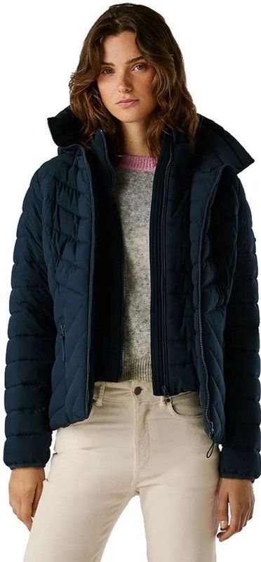 Pepe Jeans Sann Short Jas Blauw L Vrouw