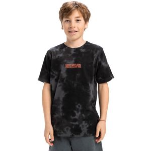 Quiksilver - Frog Ritual - T-shirt - Zwart - Korte Mouwen - Jongens 8 Jaar
