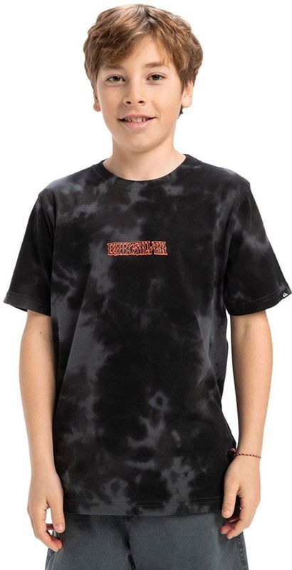 Quiksilver - Frog Ritual - T-shirt - Zwart - Korte Mouwen - Jongens 8 Jaar