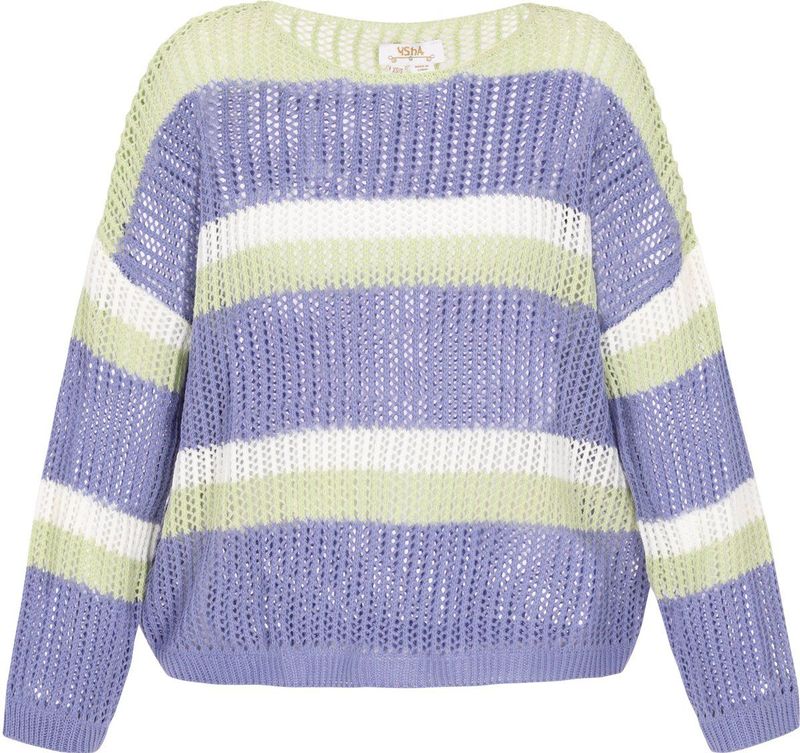 usha - FESTIVAL - Trui - Indigo - Gestreept - Lange Mouw