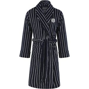 Gestreepte Fleece Ochtendjas voor Heren