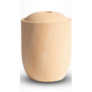 Crematie urn | Bio urn groot met theelichtje | Urn voor volwassenen | 3.7 liter
