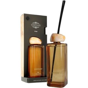 Scentchips Geurstokjes set Bliss Kings - Geurstokjeshouder - Geurstokjes Navulling - Geurstokjes - Voorgevuld - Geurverspreider - Huisparfum - 500ml