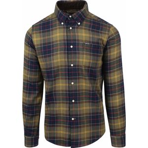 Barbour - Casual Overhemd - Groen - Geruit - Flanel