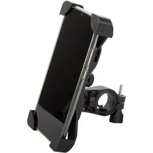 Telefoonhouder Fiets - GSM Houder Fiets - Universeel - Makkelijk Verstelbaar - Zwart