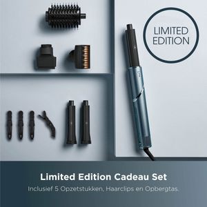 Shark - FlexStyle - Föhn en Multistyler - Blauw - 5-in-1 Set met Accessoires