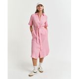 Gant - 4503390 - Korte Mouw Jurk - Roze - Midi