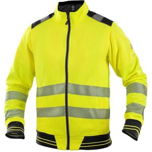 Ardon Signal Hi-Viz Sweatvest | Fluorescerend geel/zwart | Maat 5XL | Reflectieklasse 2