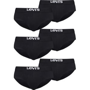 BOXERS 6-pack Levi's effen basis herenslips, gemaakt van biologisch katoen